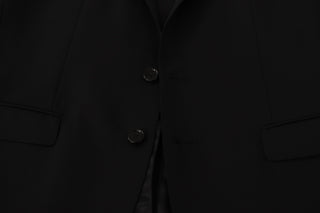 Dolce & Gabbana Black Single Breasted Jacket MARTINI Blazer