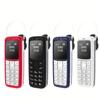هاتف ميني 2G مدمج - إدخال بطاقة SIM سهل، مثالي للمكتب والسفر، شحن USB، غير مقاوم للماء، نظام تشغيل أندرويد، متوفر بثلاثة ألوان