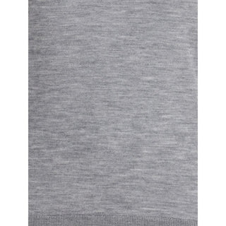 Allude Gray Cashmere Turtleneck
