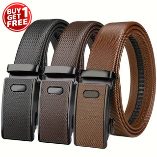 2pcs Men's PU Leather Belts Fashion Simple and fashionable design, perfect gift for men in daily life, leisure, party, festival, work. 