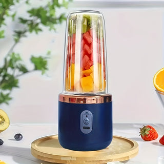 Portable Mini Juicer Machine with Charging, 1pc, Fruit Juicer, 2 in 1 Portable Blender and Water Bottle with USB Charging 