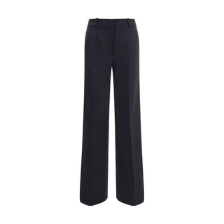 P.A.R.O.S.H. Black Fleece Wool Casual Pants
