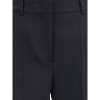 P.A.R.O.S.H. Black Fleece Wool Casual Pants