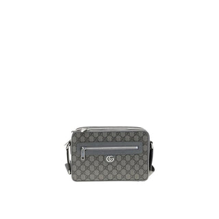 Gucci Gray Fabric Crossbody Bag