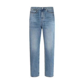 Gucci Light Blue Cotton Slim Fit Jeans