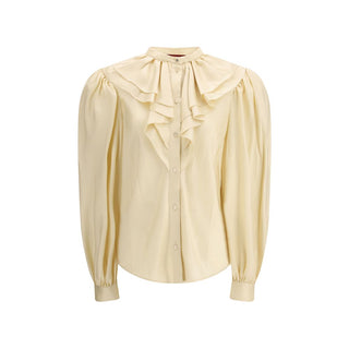 Gucci Beige Silk Shirt