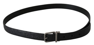 Dolce &amp; Gabbana Elegant Exotic Skin Designer Belt