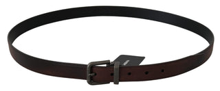 Dolce &amp; Gabbana Elegant Leather Belt in Classic Brown