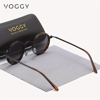 VOGGY Fashion Polarized Sunglasses - Casual Style, Wide Frame(&gt;139mm), TAC Lens, Copper Alloy Frame, for Sports/Driving/Outdoor/Cycling/Fishing/Vacation/Party, with Glasses Case 