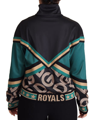 Dolce & Gabbana Chic Multicolor Track Jacket with Logo Mania