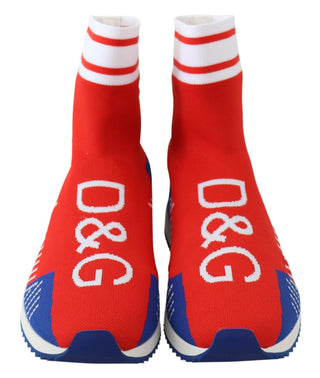 Dolce &amp; Gabbana Chic SORRENTO Casual Socks Sneakers