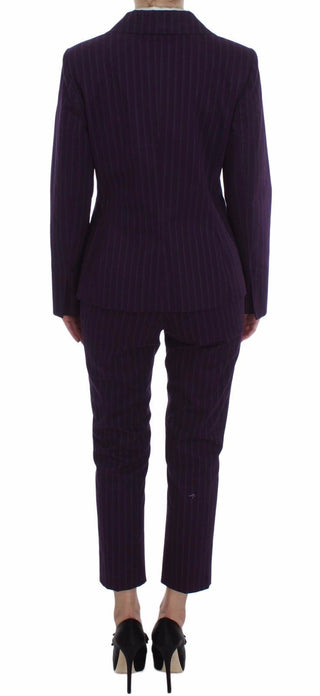 BENCIVENGA Elegant Striped Pant &amp; Blazer Suit