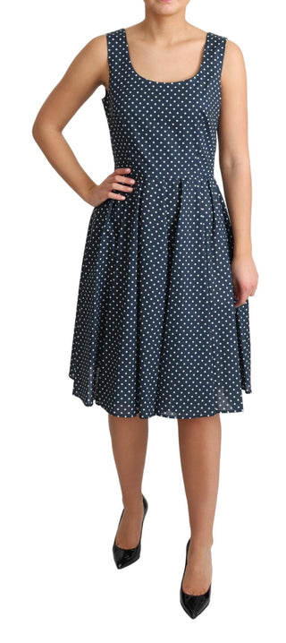 Dolce &amp; Gabbana Polka Dot Sleeveless A-Line Dress