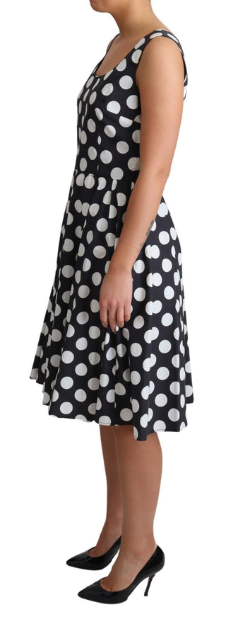 Dolce &amp; Gabbana Polka Dot Sleeveless A-Line Dress