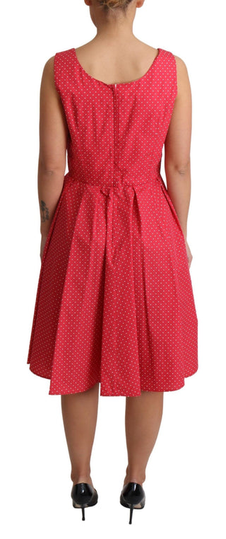 Dolce &amp; Gabbana Polka-Dot Sleeveless A-Line Dress