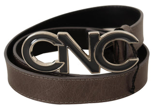 Costume National Elegant Waxed Cotton Fashion Belt