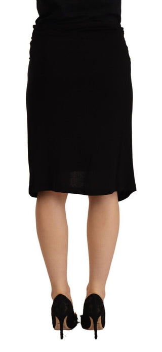 PLEIN SUD Elegant High Waist Pencil Cut Skirt