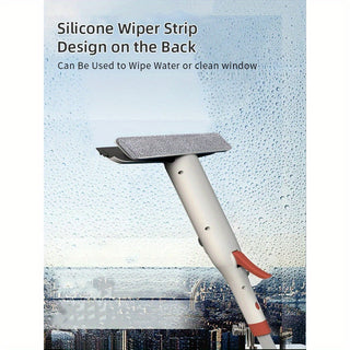 1pc Multifunctional Window Spray Squeegee - Durable Metal and Plastic, with Silicone Scraper, Water Spray Function for Glass and Floor Cleaning, Perfect for Bathroom/Kitchen/Wall Surfaces, Home Cleaning Essentials