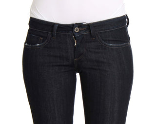 Costume National Chic Slim Fit Skinny Blue Jeans