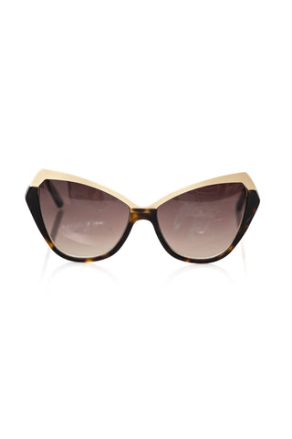 Frankie Morello Black Acetate Women's Sunglass