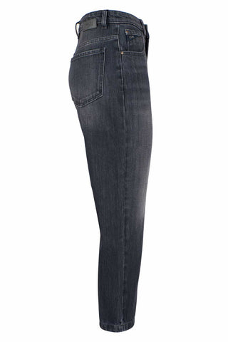 Yes Zee Black Cotton Women's High-Waisted Jeans