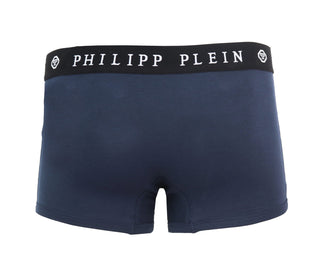 Philipp Plein Blue Cotton Men's Boxer