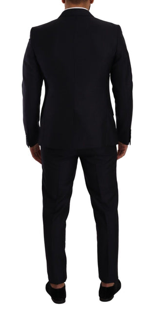 Dolce &amp; Gabbana Elegant Slim Fit Wool Silk Cashmere Men's Suit