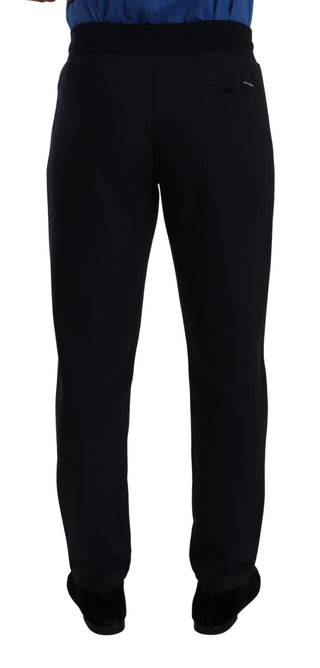 Dolce &amp; Gabbana Elegant Blue Jogger Pants for Men