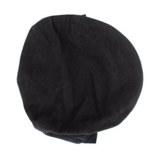 Dolce &amp; Gabbana Sleek Black Newsboy Cap