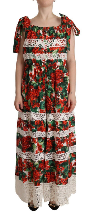 Dolce &amp; Gabbana Multicolor Floral Maxi Dress