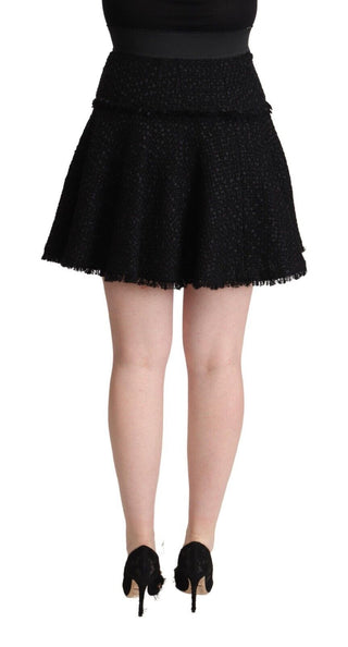 Dolce &amp; Gabbana Elegant Knitted A-Line Mini Skirt