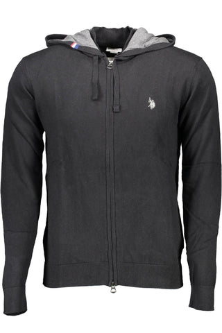 US POLO ASSN. Black Cotton Men Sweater