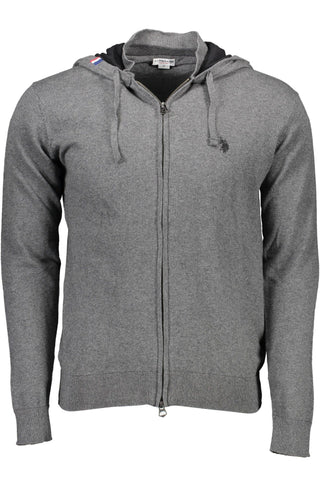 US POLO ASSN. Gray Cotton Men Sweater