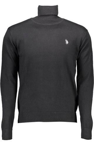 US POLO ASSN. Black Cotton Men Sweater