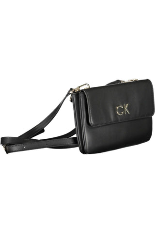 Calvin Klein Black Polyester Women Handbag