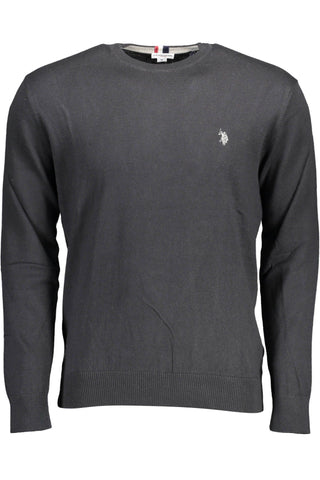 US POLO ASSN. Black Cotton Men Sweater