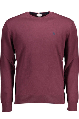 US POLO ASSN. Purple Cotton Men Sweater