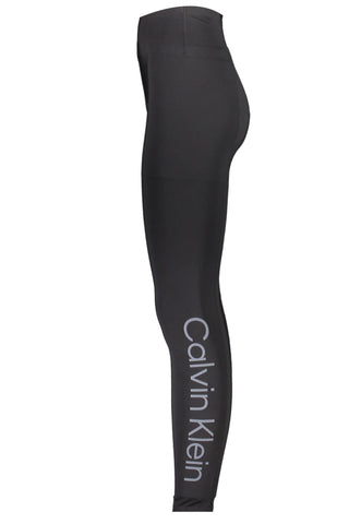 Calvin Klein Black Polyester Women's Leggings