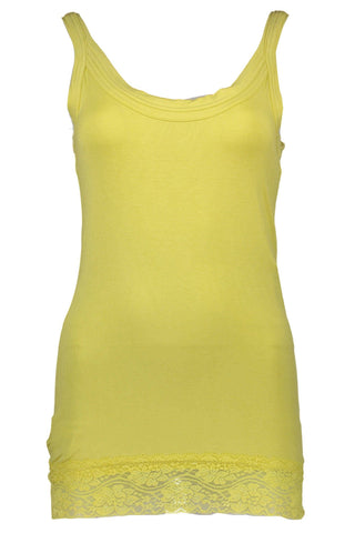 Sylvian Heach Yellow Cotton Women Top