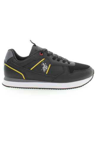 US POLO ASSN. Black Polyester Men Sneaker