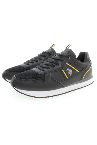 US POLO ASSN. Black Polyester Men Sneaker