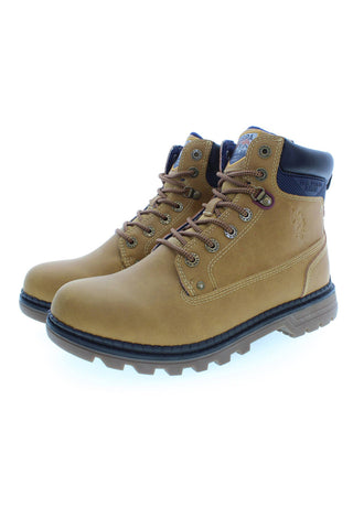 US POLO ASSN. Beige Polyester Men Boot