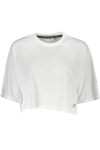 Fila White Polyester Women's T-Shirt