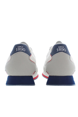 US POLO ASSN. White Polyester Men Sneaker