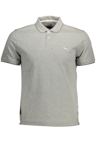 Harmont & Blaine Gray Cotton Men Polo Shirt