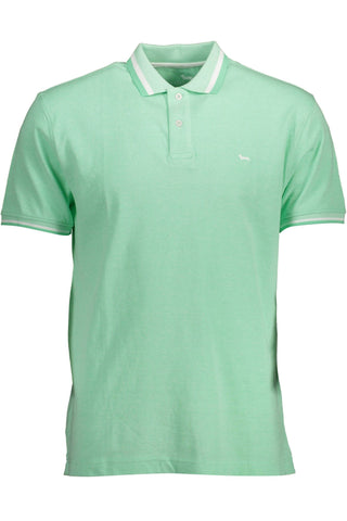 Harmont &amp; Blaine Green Cotton Men's Polo Shirt