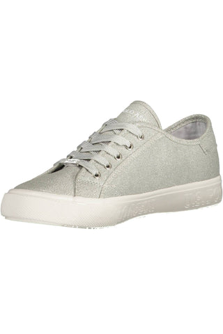 U.S. POLO ASSN. Silver Polyester Women Sneaker