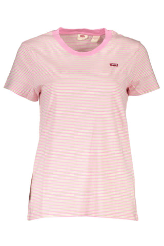 Levi's Pink Cotton Women's T-Shirt