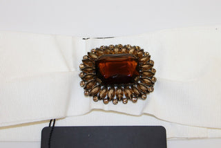 Dolce &amp; Gabbana Embellished Snap Button Waist Belt