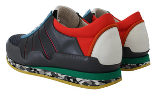 Dolce &amp; Gabbana Multicolor Leather-Blend Low Top Sneakers